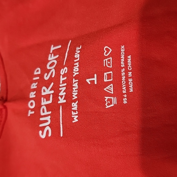 Torrid Coral Orange Super Soft Ruffle Cami Tank Top  Plus Size 1 1X or 14/16 - Picture 11 of 14